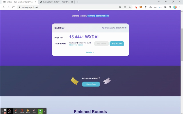 Watch live lottery video